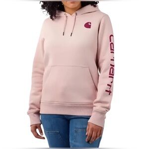 Carhartt Women's Light Pink Hoodie